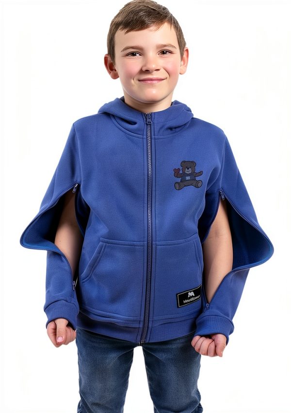 Kids Warm Hemodialysis Jacket MandMcares Dual Zipper Various Colors-0