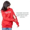 Dialysis Sweatshirt Dual Zip Access Hoodie Red/Blue Unisex Large-1