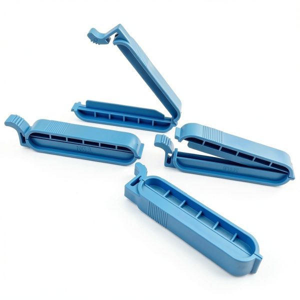 Dialysis Bag Clamp TXZWJZ 60mm Blue Pack of 12 Durable PP Closure-4