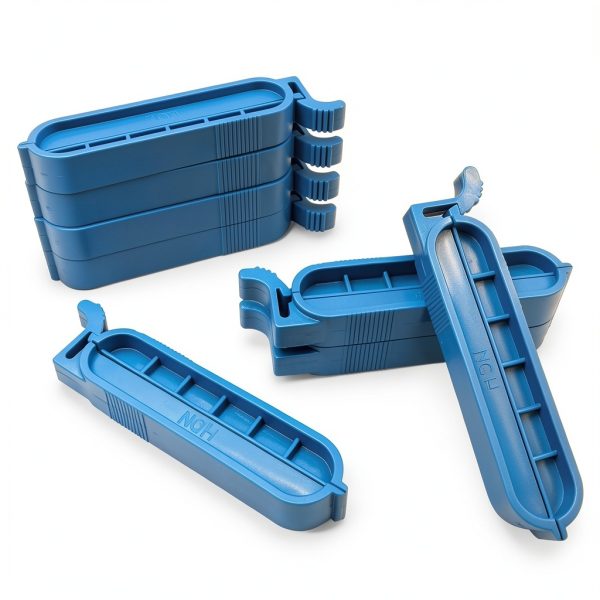 Dialysis Bag Clamp TXZWJZ 60mm Blue Pack of 12 Durable PP Closure-1