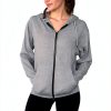USBD Dialysis Hoodie with Arm Zipper Port Midweight Cotton Gray Hoodie-4