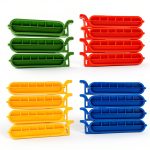 Dialysis Bag Clamp 16Pcs 6CM/2.36IN 10CM/3.93IN Plastic Reusable-0