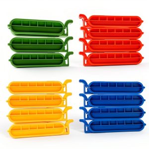 Dialysis Bag Clamp 16Pcs 6CM/2.36IN 10CM/3.93IN Plastic Reusable-0