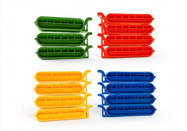 Dialysis Bag Clamp 16Pcs 6CM/2.36IN 10CM/3.93IN Plastic Reusable-0