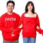 Dialysis Sweatshirt Dual Zip Access Hoodie Red/Blue Unisex Large-0