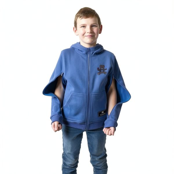 Kids Warm Hemodialysis Jacket MandMcares Dual Zipper Various Colors-3