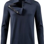 Deyeek Unisex Chemo Shirt Adaptive Long Sleeve Post Surgery Recovery-0