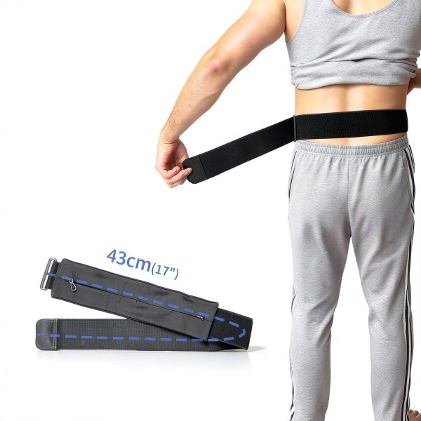 Sport Support Belt reevnnmer Adjustable Breathable PD Catheter Holder-2