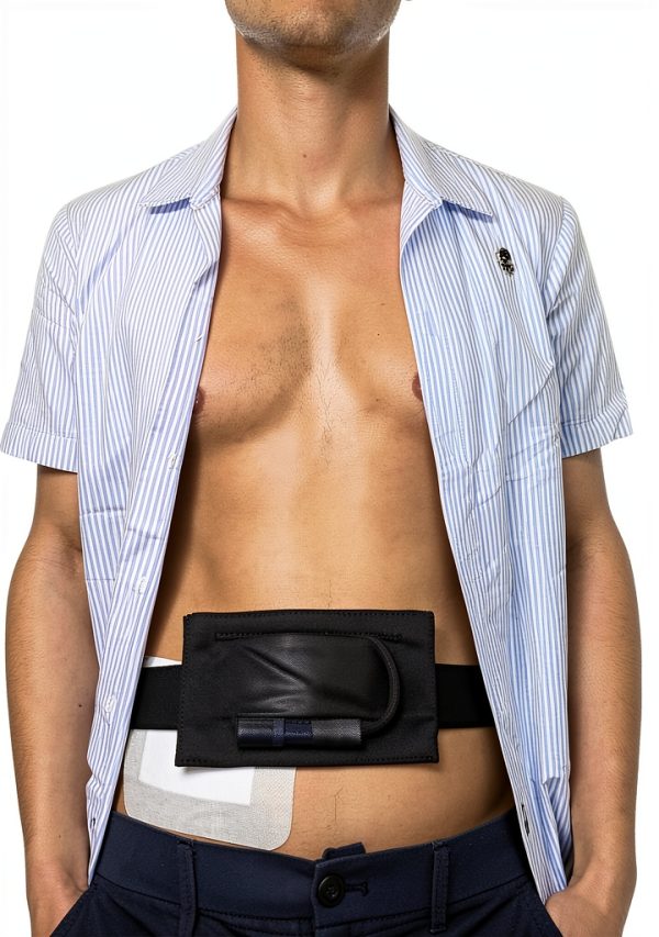 Breathable Peritoneal Dialysis Belt SinaiSea Mesh Pouch Elastic Holder-4