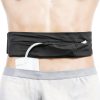 Peritoneal Dialysis Belt PD Catheter Holder with Pouch for Peg/G/J Feeding Tube Accessories Transfer Set Fixation Medical Nursing Supplies for Adult Men Women, Black-0